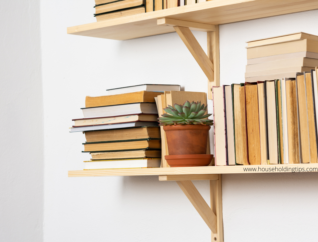 Wall Mounted Book Shelves