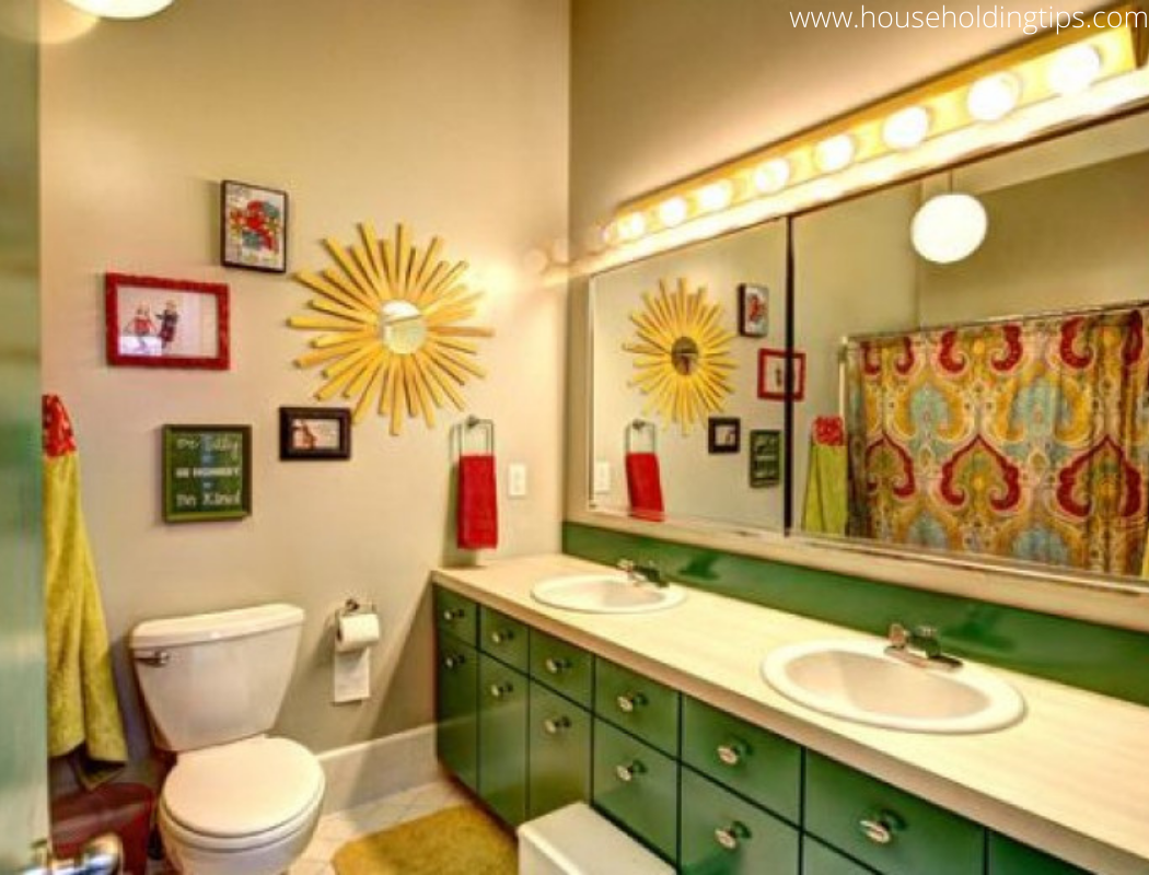 Attractive Patterns in Kids Bathroom